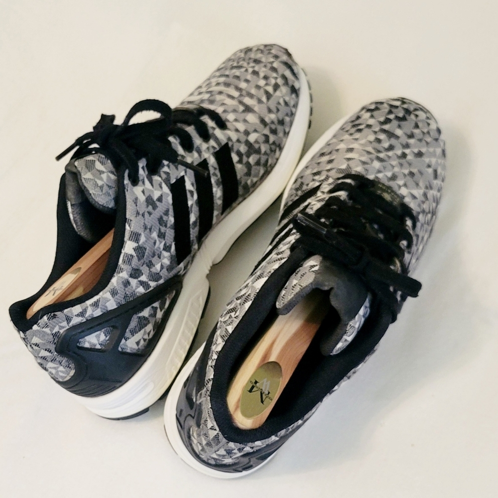 *Sold* Adidas ZX Flux Weave Grey Prism 2015 Men's Size 10 Shoes Runners Trainers - Picture 7 of 12